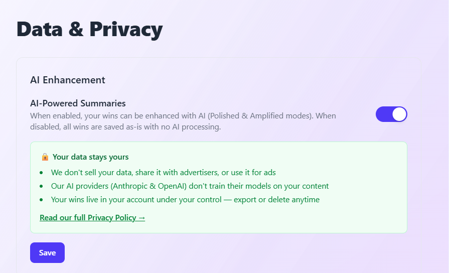 Private by default